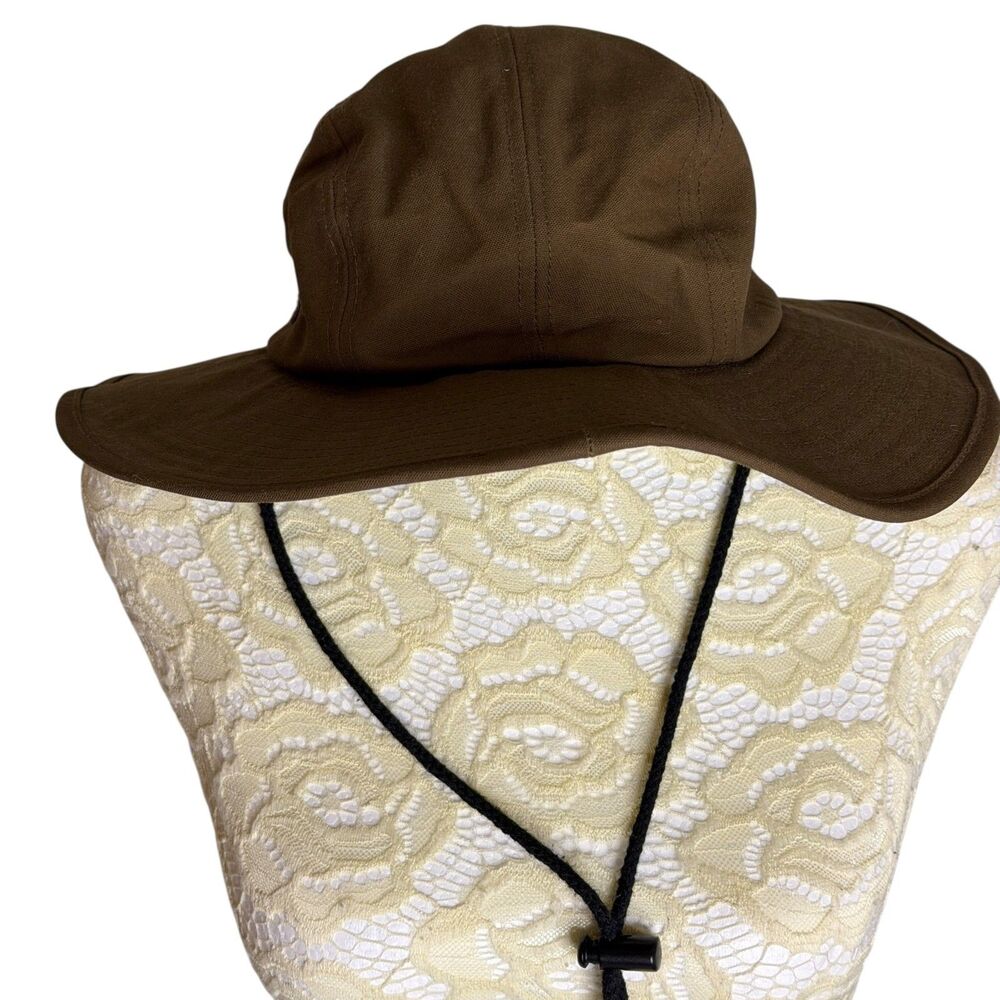 Australian Outback Collection Coated Cotton Hat Boonie Slouch Brown S